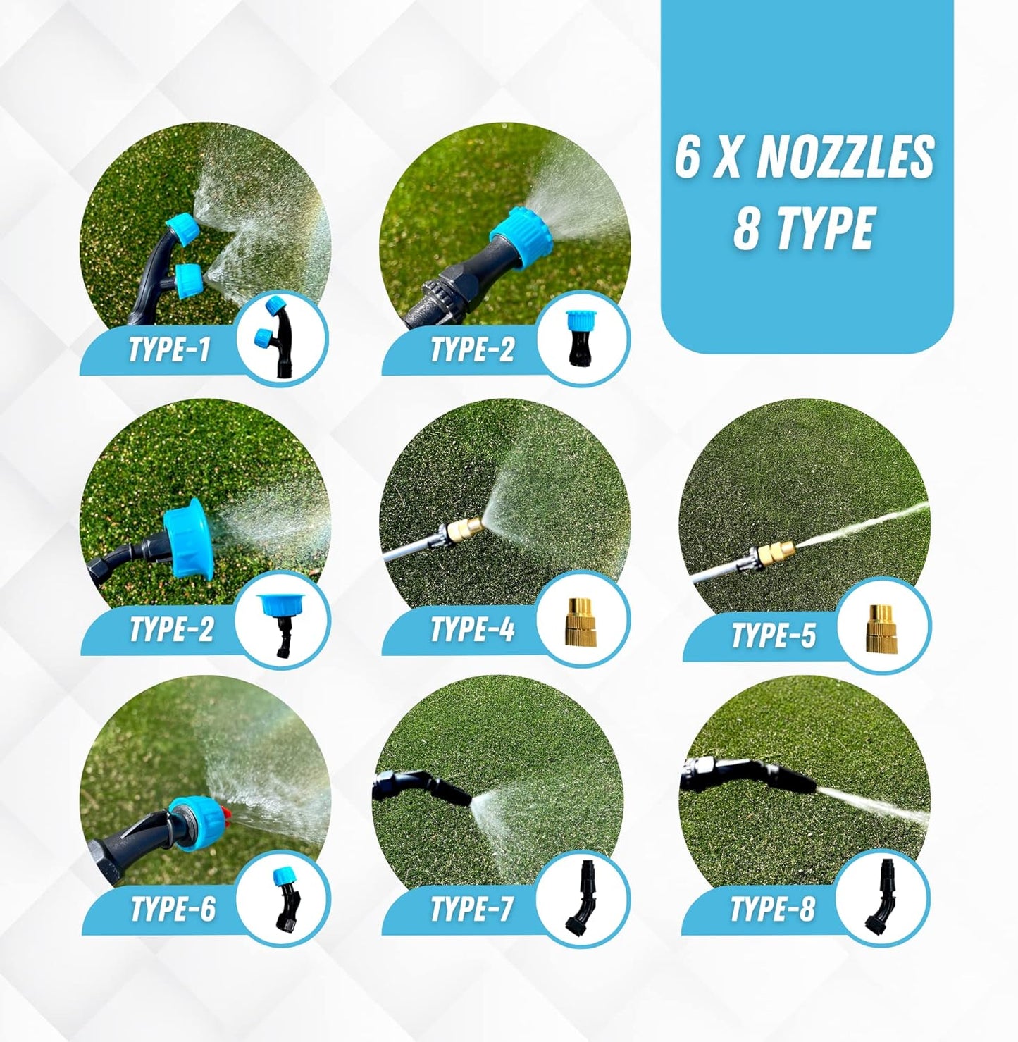 10.5 Gal Battery Powered Sprayer with Double Professional Pump with Wheels, Multifunctional and Portable Weed Sprayer for Lawn & Garden with Adjustable HD Wand and Nozzles-VerdiqueGarden