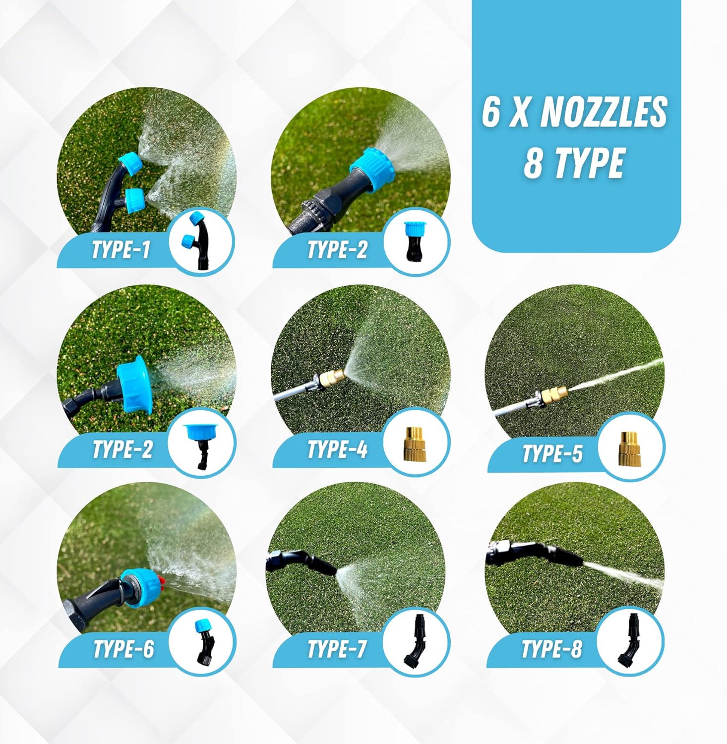 10.5 Gal Battery Powered Sprayer with Double Professional Pump with Wheels, Multifunctional and Portable Weed Sprayer for Lawn & Garden with Adjustable HD Wand and Nozzles-VerdiqueGarden