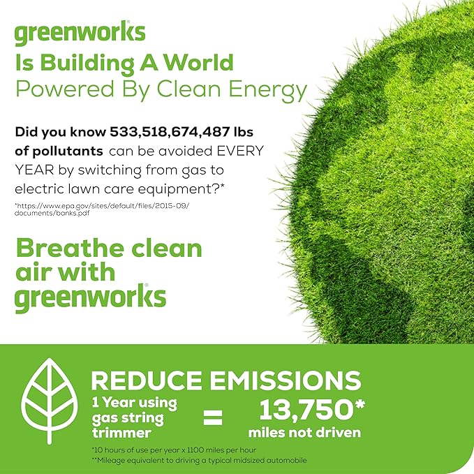 Greenworks 40V 13-Inch Cordless String Trimmer / Edger (Gen 2), Battery and Charger Not Included-VerdiqueGarden