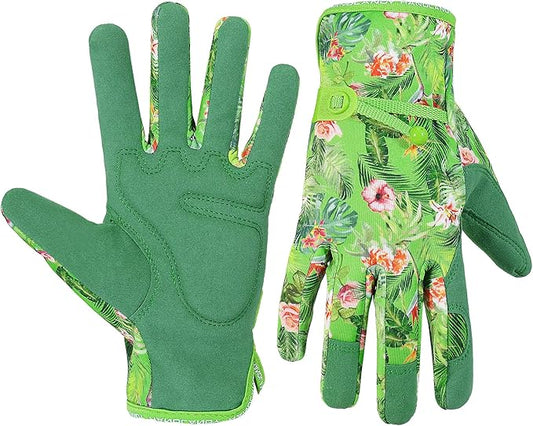 HANDLANDY Women Safety Work Gloves Utility Touch Screen Working Grip Glove for Yardwork Gardening Breathable Mechanic Gloves-VerdiqueGarden