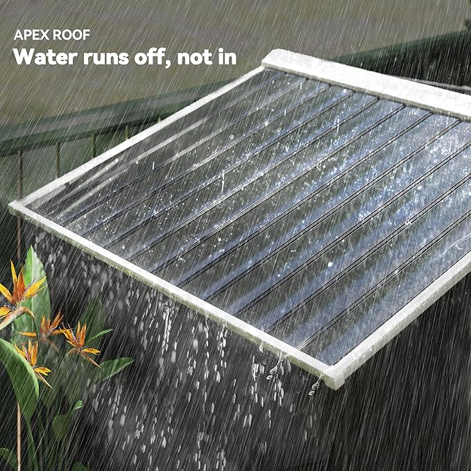 Outsunny 7' x 4' Outdoor Storage Shed, Garden Tool Metal Shed with Foundation Kit, Double Lockable Door, Air Vents and Sloping Roof, for Backyard, Patio, Lawn, Dark Gray-VerdiqueGarden