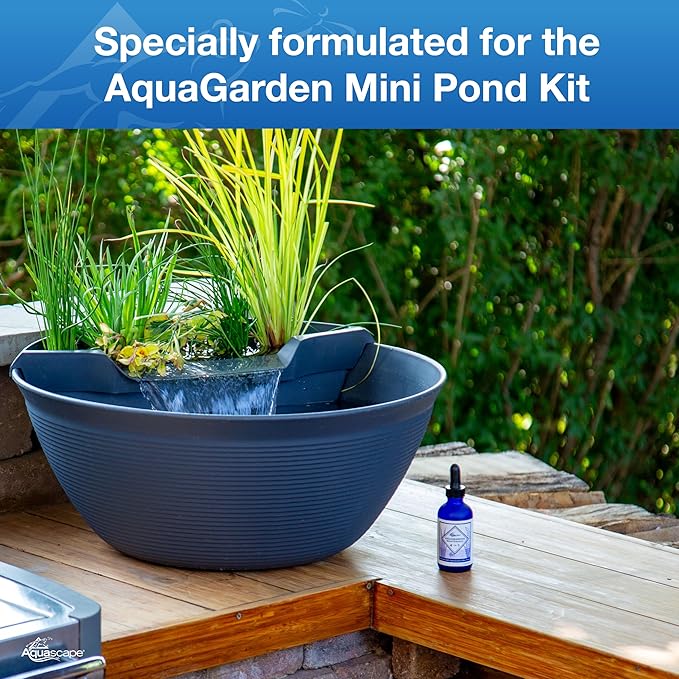 Aquascape AquaGarden Pond and Fountain Maintenance Water Treatment, 4-in-1, 4 oz, 96098-VerdiqueGarden