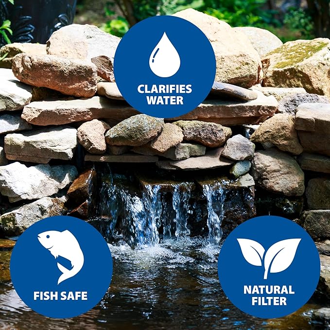 The Pond Guy Straw Barley Bale for Water Gardens, Fountains & Small Koi Ponds, Natural Clarifier, Simple & Easy to Use Pond Maintenance, 1-Pound Bale-VerdiqueGarden