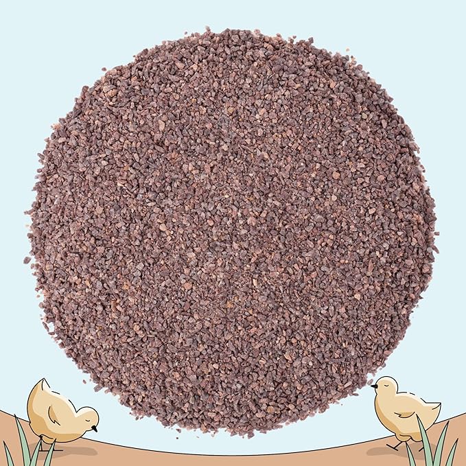 Chick Grit for Baby Chicks - Chickens Age 0-8 Weeks, 100% Natural Mineral Chick Grit Quartzite, Poultry Grit Digestive Aid, USA Mined, 50 lb-VerdiqueGarden