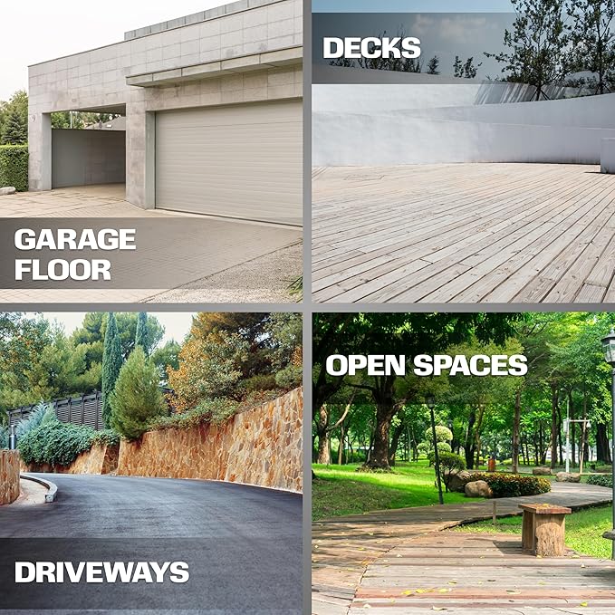 EDOU Dual 24" Pressure Washer Surface Cleaner - Surface Cleaner with Wheels - Heavy Duty Composite, 4,500 PSI Max Working Pressure - Includes 3/8 Inch Quick Connector Kit and Teflon Tape-VerdiqueGarden