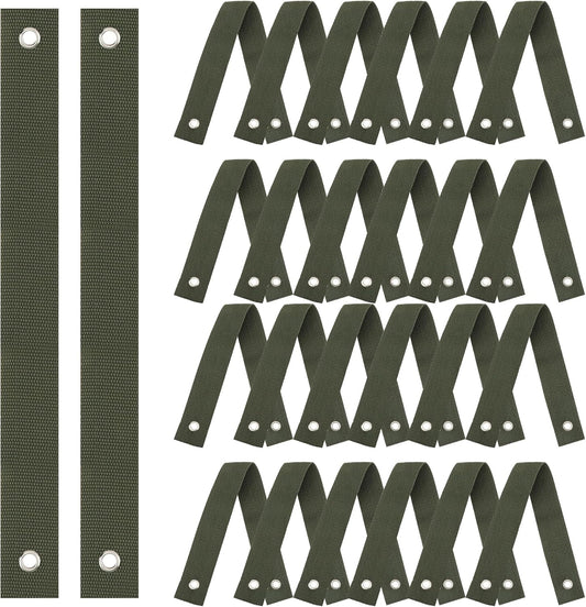 48 Pieces Tree Straps for Staking, 15.74 Inches Tree Support Straps with Grommet Heavy Duty Tree and Plant Supports Stakes for Straightening-VerdiqueGarden