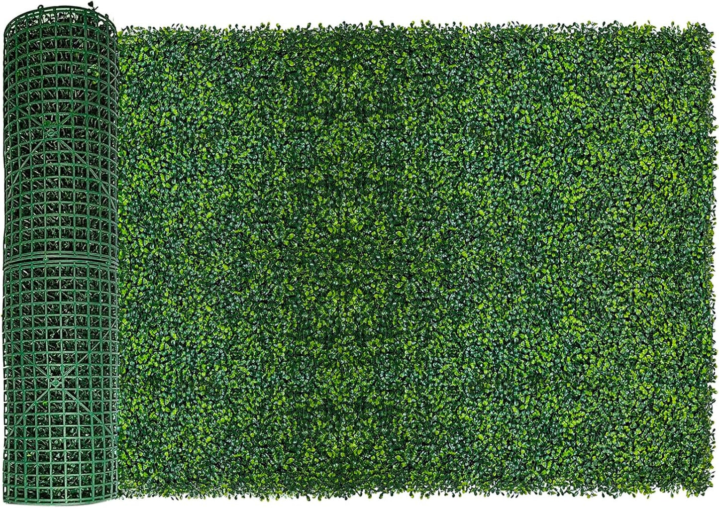 Artificial Ivy Privacy Fence Screen, 40X160 in(43 sqft) UV-Anti Faux Boxwood Roll Panels Greenery Backdrop Vine Leaf Fence Panels Ivy Fence Covering Privacy-VerdiqueGarden
