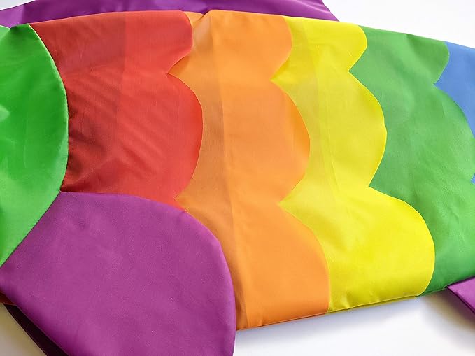 Madrona Brands Rainbow Fish Windsock | Durable Outdoor Hanging Decoration | Yard, Garden, Boat, Home and More | 40-Inch-VerdiqueGarden