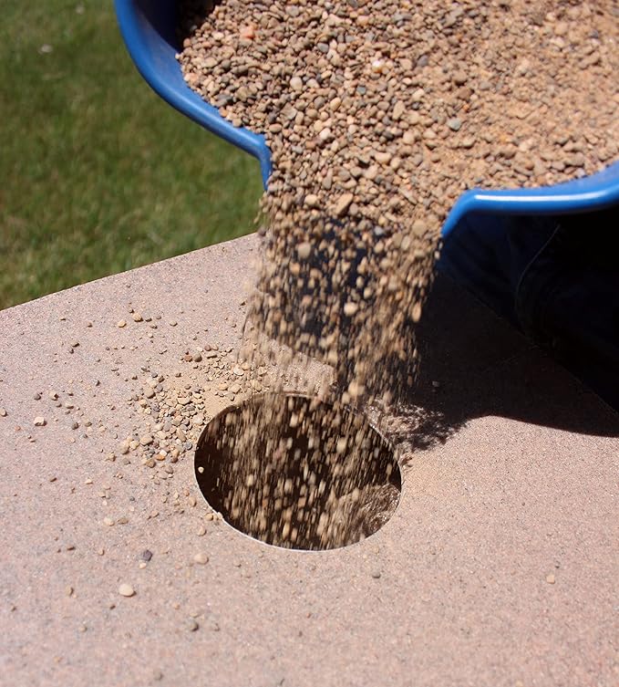 EMSCO Group 2306-1AZ Garden Bench – Natural Sandstone Appearance – Made of Resin – Lightweight – 12” Height-VerdiqueGarden