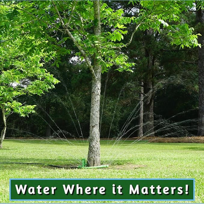 Tree Sprinkler with 360° Outward Direction | Water Sprinkler for Trees That Reaches The Nutrition Zone for Tree Root Watering (7")-VerdiqueGarden