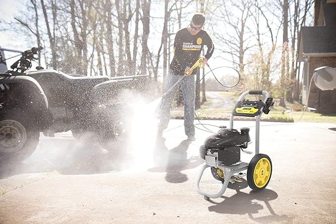 Champion Power Equipment 3000-PSI 2.3-GPM Low Profile Gas Pressure Washer with Honda Engine-VerdiqueGarden