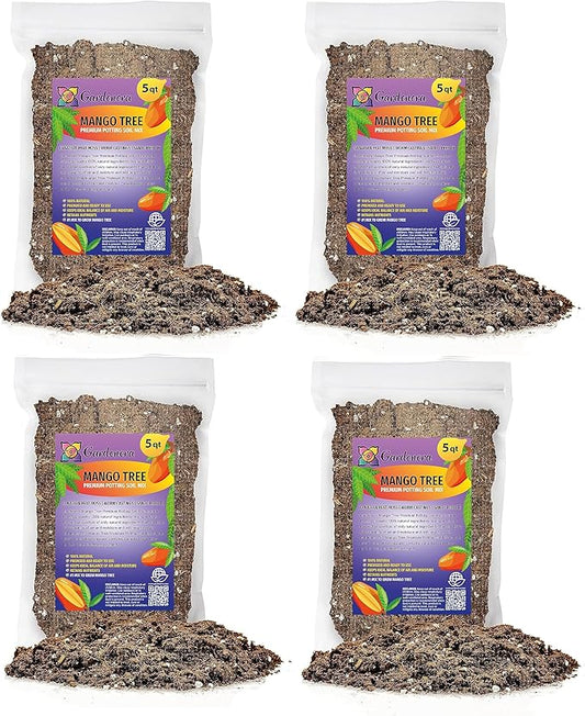 Mango Tree Potting Mix - Unlock Robust Growth and Succulent Mangoes with Our High-Performance Formula - 20 Quart-VerdiqueGarden