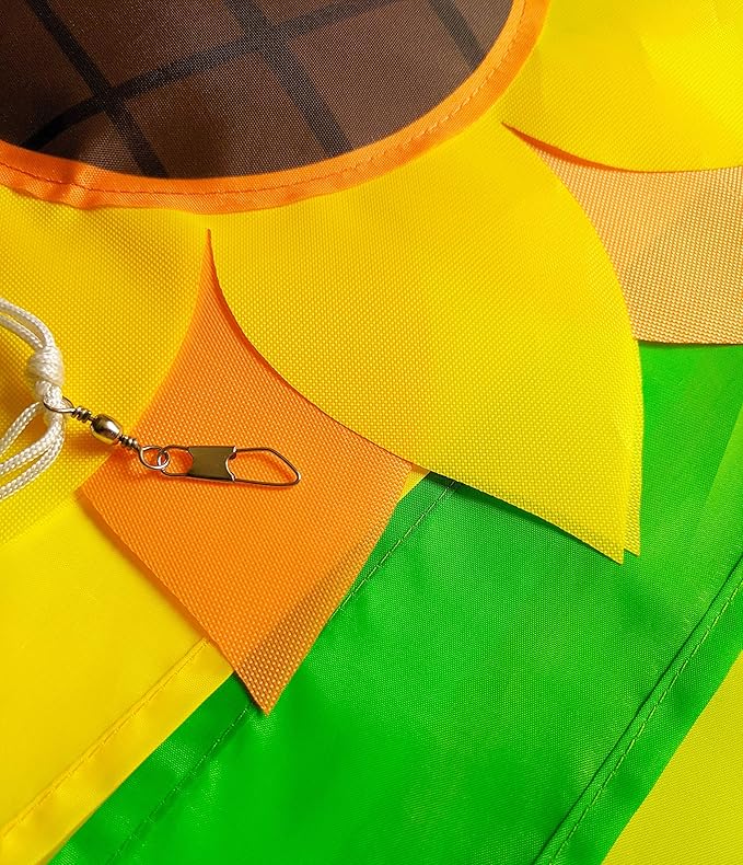 Madrona Brands Sunflower Windsock | Durable Outdoor Hanging Decoration | Yard, Garden, Patio, Home and More | 42-Inch-VerdiqueGarden