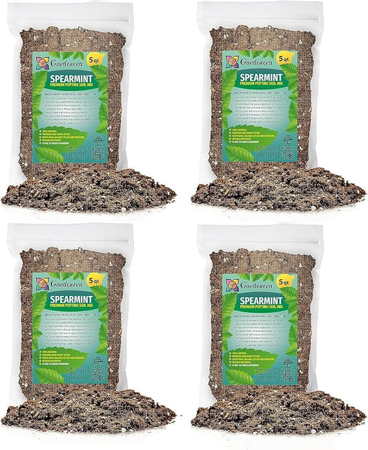 Spearmint Plant Potting Mix - Unlock Robust Growth and Invigorating Scent with Our High-Performance Formula - 20 Quart-VerdiqueGarden
