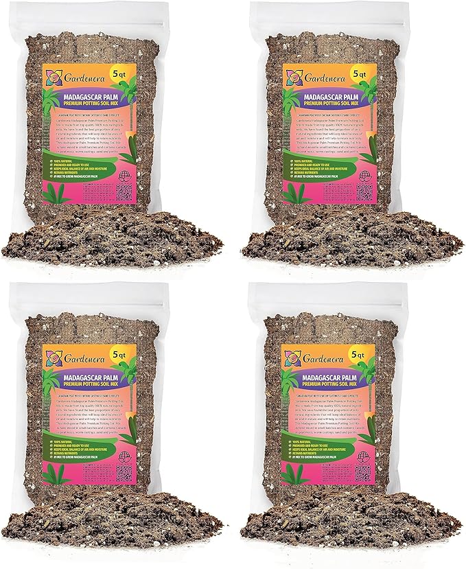 Madagascar Palm Potting Mix - Unlock Robust Growth and Striking Form with Our High-Performance Formula - 20 Quart-VerdiqueGarden