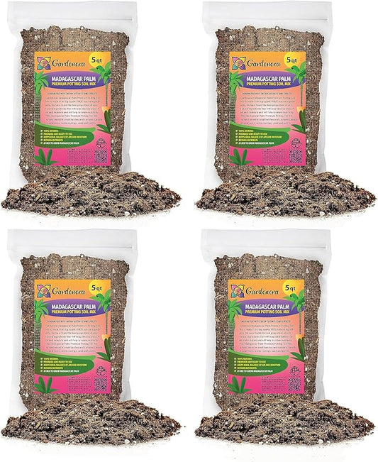 Madagascar Palm Potting Mix - Unlock Robust Growth and Striking Form with Our High-Performance Formula - 20 Quart-VerdiqueGarden